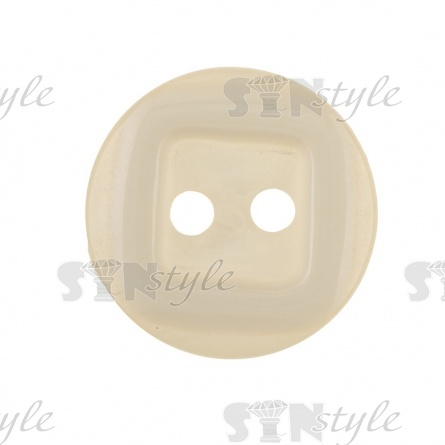 Пуговица пластиковая на два прокола, 20L, цвет шампань фото 4