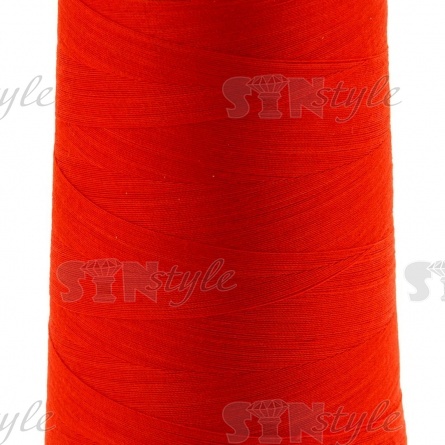 Нитки полиэстер 40/2, цвет №112 (алый), 5000Y фото 2