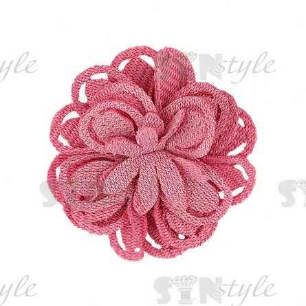 Цветочки декоративные, цвет грязно-розовый, размер 40 мм,  фото 1