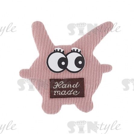 Аппликация 3D, цвет грязно-розовый, размер 45х45 мм фото 1