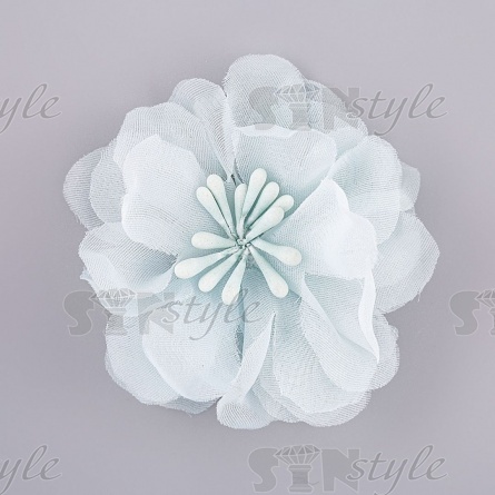 Цветочки декоративные, цвет мята, размер 50 мм,  фото 3