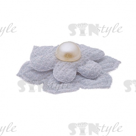 Аппликация 3D "Цветочек", цвет мятный, размер 33 мм фото 2