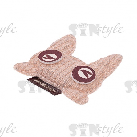 Аппликация 3D "Котик", цвет бежевый, размер 35х33 мм фото 2