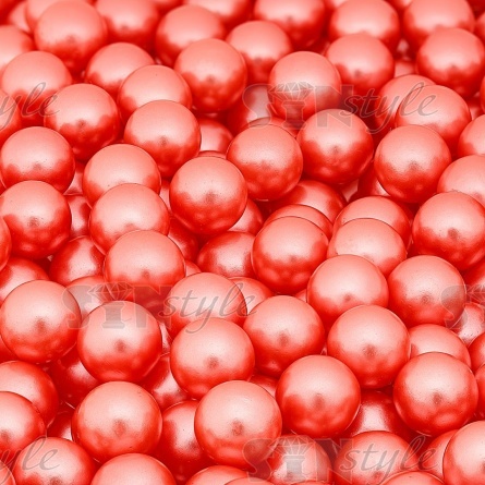 Бусины под жемчуг прибивные, размер 5 мм, цвет персиковый, вес 500 г  фото 3