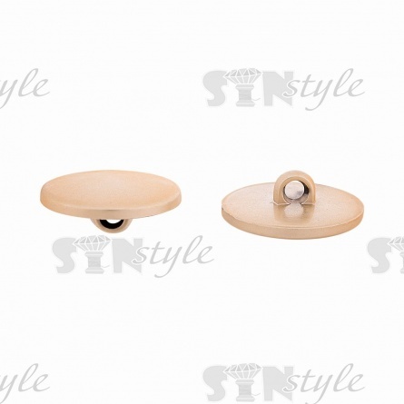 Пуговица пластиковая на ножке, размер 20L, цвет матовое золото фото 2