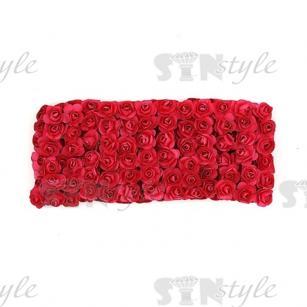 Цветочки декоративные, цвет малина, размер 20 мм, 144 шт/уп фото 3