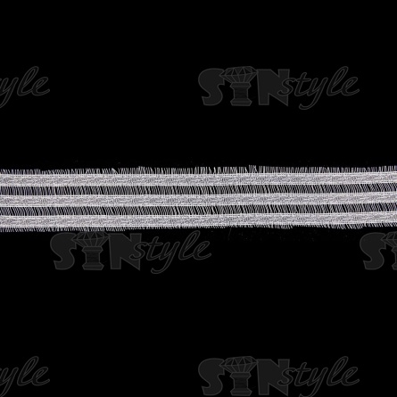 Кружево "Французское", ширина 70 мм, цвет белый, длина 3 метра фото 2