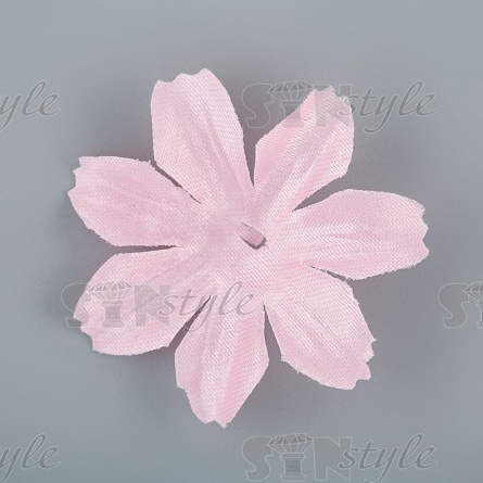 Цветочки декоративные, цвет розовый, размер 35 мм, фото 3