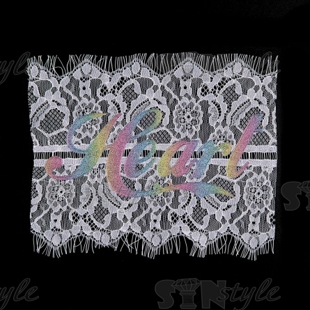 Аппликация кружевная пришивная, размер 230х200 мм фото 1