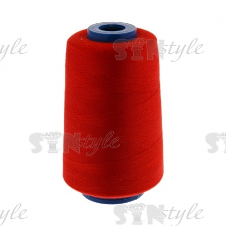Нитки полиэстер 40/2, цвет №632 (красный), 5000Y фото 4