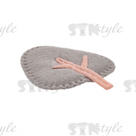 Аппликация 3D "Деревце", цвет серый, размер 35х45 мм фото 2