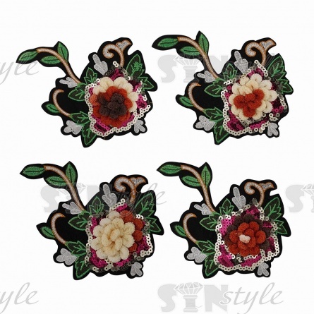 Аппликация пришивная, размер 175 х 135 мм фото 5