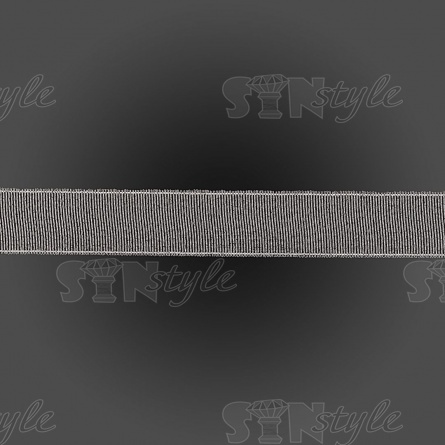 Кружево ажурное с цветочным орнаментом, украшенное золотыми люверсами и белыми стразами, ширина 95 мм, намотка 15 ярдов, цвет черный фото 2