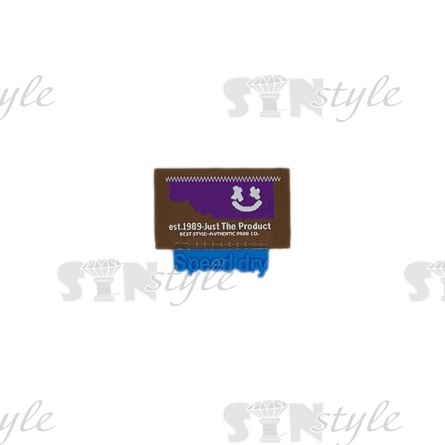 Аппликация пришивная ПВХ, размер 50х40, цвет коричневый фото 1