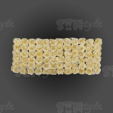 Цветочки декоративные, цвет шампань, размер 20 мм, 144 шт/уп фото 3